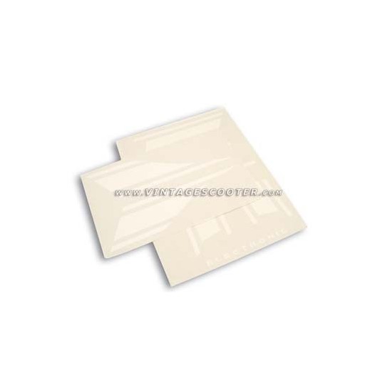 Kit adhésifs Ailes & Garde boue Vespa 200 Rally blanc